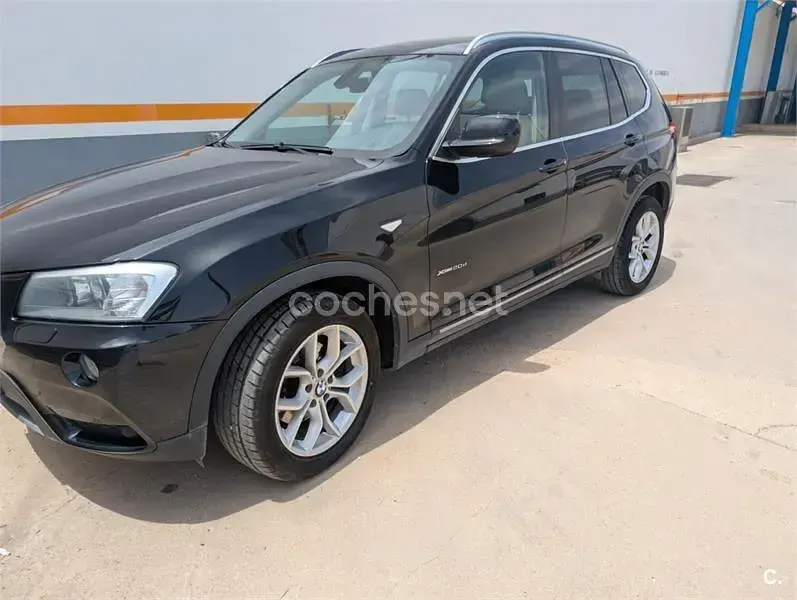 Usado BMW X3 177 CV (130 kW) 2012 Negro SUV