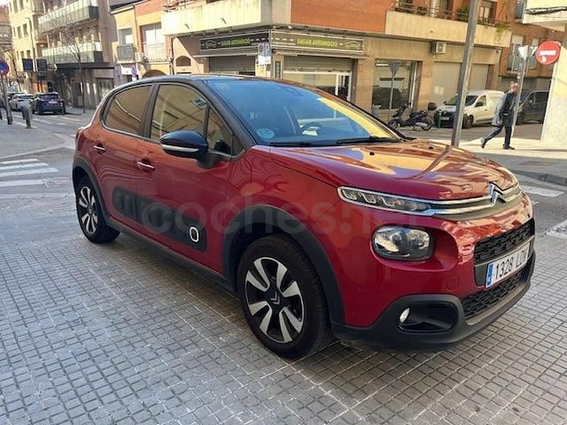 Usado Citroën C3 Feel 83 CV (61 kW) 2020 Granate Utilitario