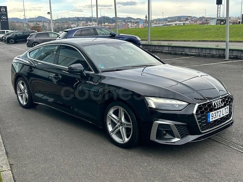 Usado Audi A5 Sportback S-Line 150 CV (110 kW) 2021 Negro Utilitario