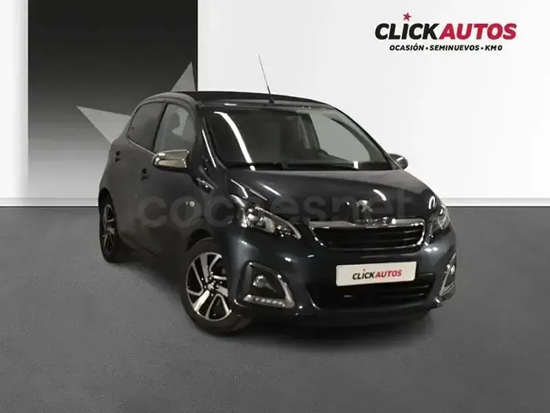 Usado Peugeot 108 Allure 72 CV (52 kW) 2021 Gris / plata Berlina