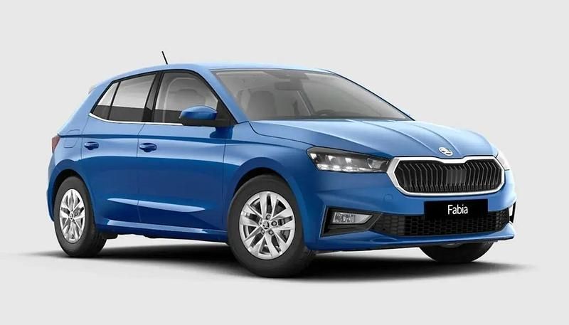 Ny Skoda Fabia Selection 95 HK (69 kW) 2025 Blå Hatchback