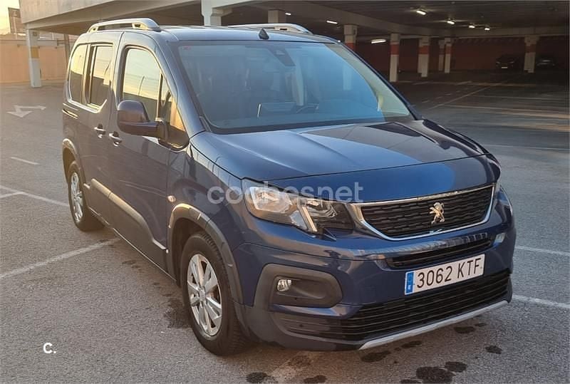 Usado Peugeot Rifter Allure 130 CV (95 kW) 2019 Azul Monovolumen