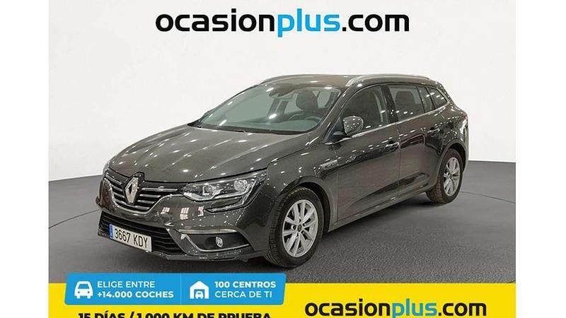 Gris Usado 2017 Renault Mégane GrandTour Zen Familiar | 12.150 € (Precio justo) - Imagen 1/4
