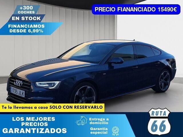 Usado Audi A5 S-Line 150 CV (110 kW) 2016 Azul Coupe