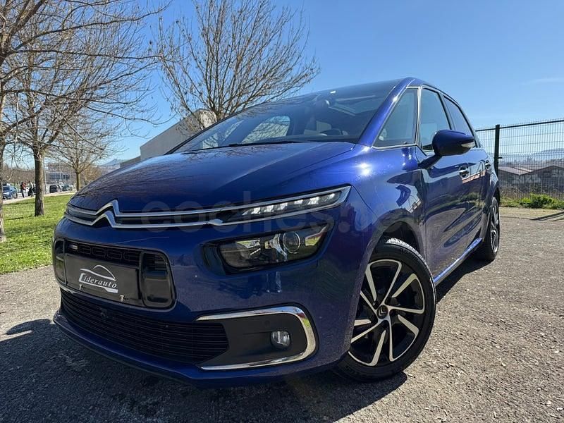 Usado Citroën C4 Picasso PureTech 131 CV (96 kW) 2017 Azul Monovolumen