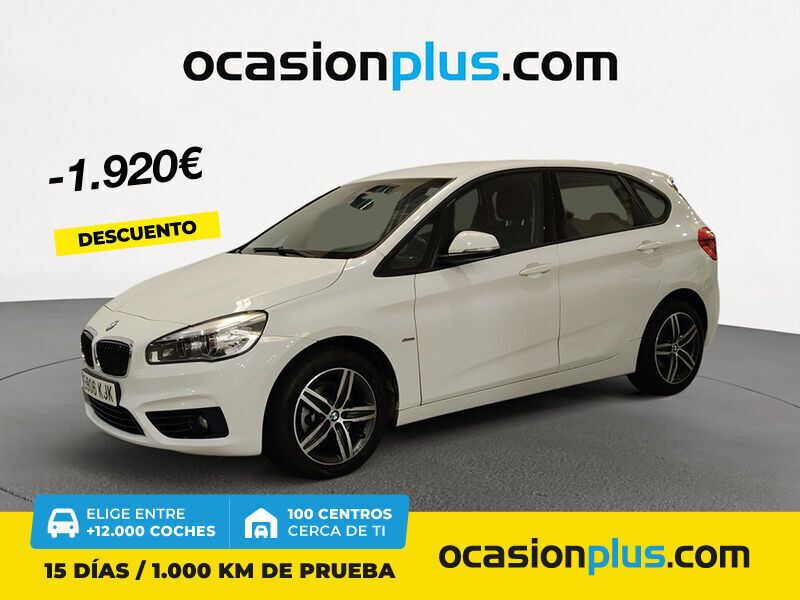 Blanco Usado 2018 BMW 218 Active Tourer Monovolumen | 21.130 € (Precio justo) - Imagen 1/4
