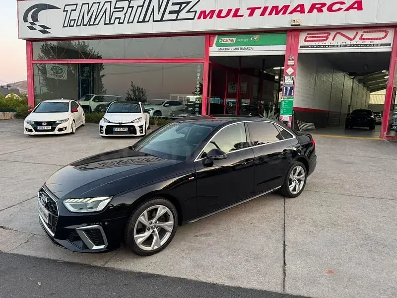 Usado Audi A4 S-Line 136 CV (100 kW) 2021 Negro Berlina