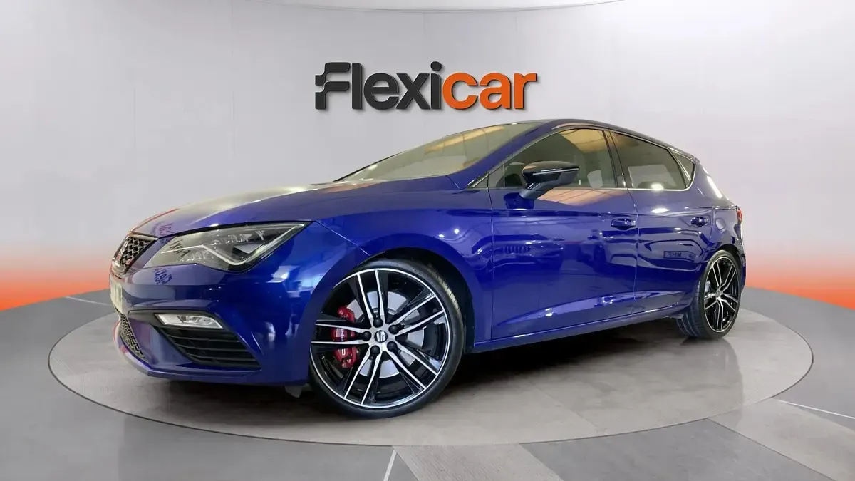 Usado Seat Leon CUPRA 300 CV (220 kW) 2018 Azul Berlina