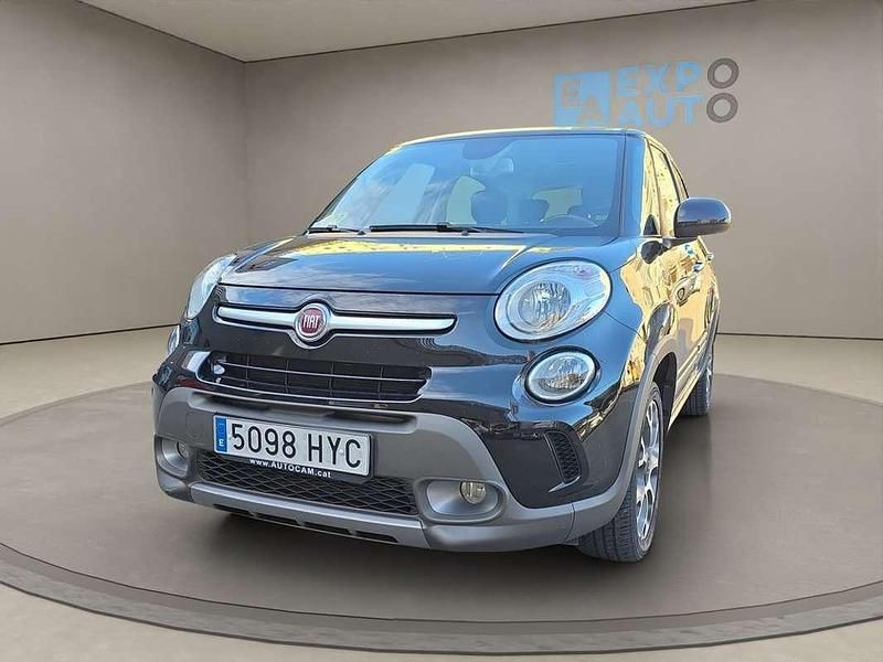 Usado Fiat 500L Trekking 84 CV (61 kW) 2014 Negro Monovolumen