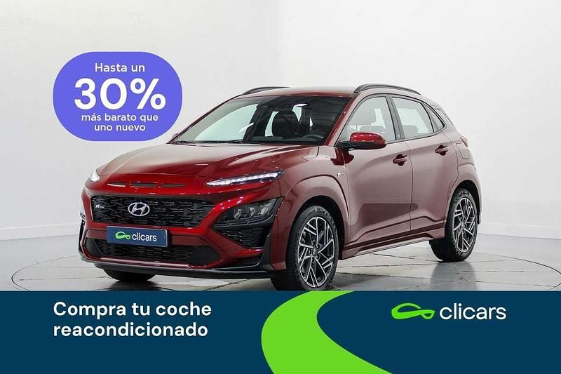 Rojo Usado 2024 Hyundai Kona N Line SUV | 21.790 € (Precio justo) - Imagen 1/4
