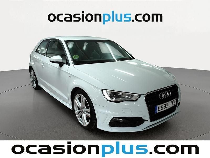Usado Audi A3 S-Line 150 CV (110 kW) 2014 Blanco Utilitario