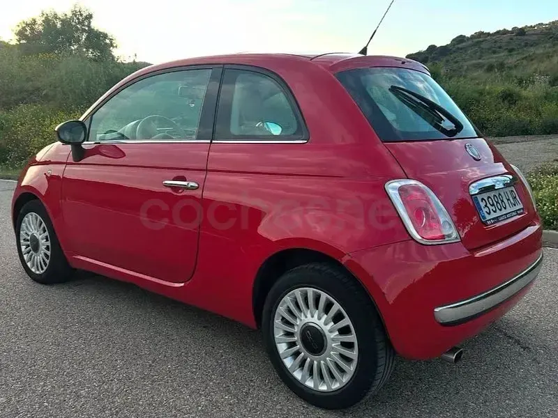 Usado Fiat 500 Lounge 69 CV (50 kW) 2012 Rojo Berlina