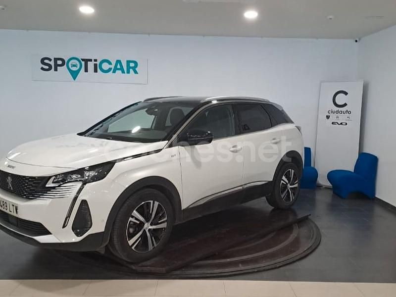 Blanco Usado 2021 Peugeot 3008 GT SUV | 21.100 € (Un poco caro) - Imagen 1/4