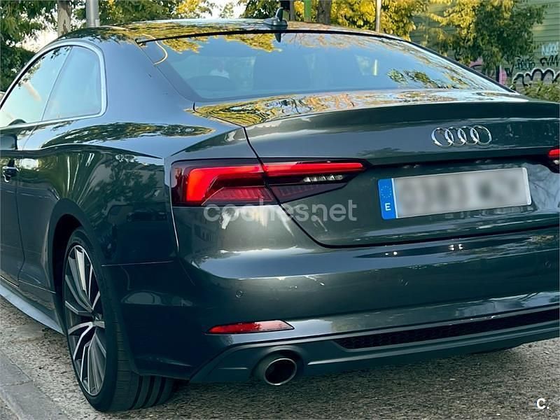 Usado Audi A5 S-Line 190 CV (139 kW) 2019 Gris / plata Coupe