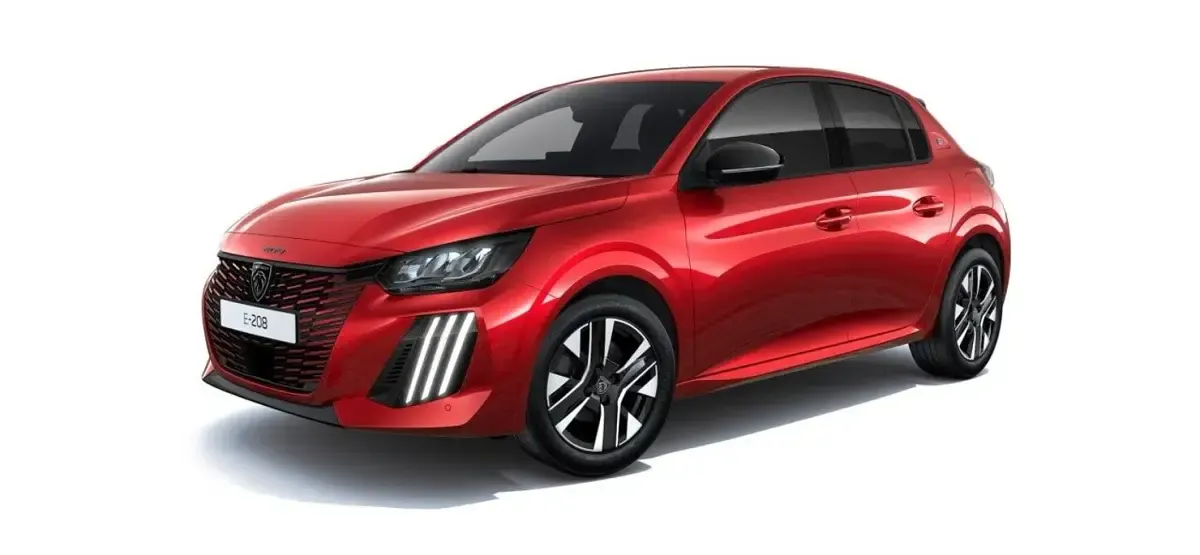 Nuevo Peugeot e-208 Allure 114 kW (156 CV) 2025 Rojo Utilitario