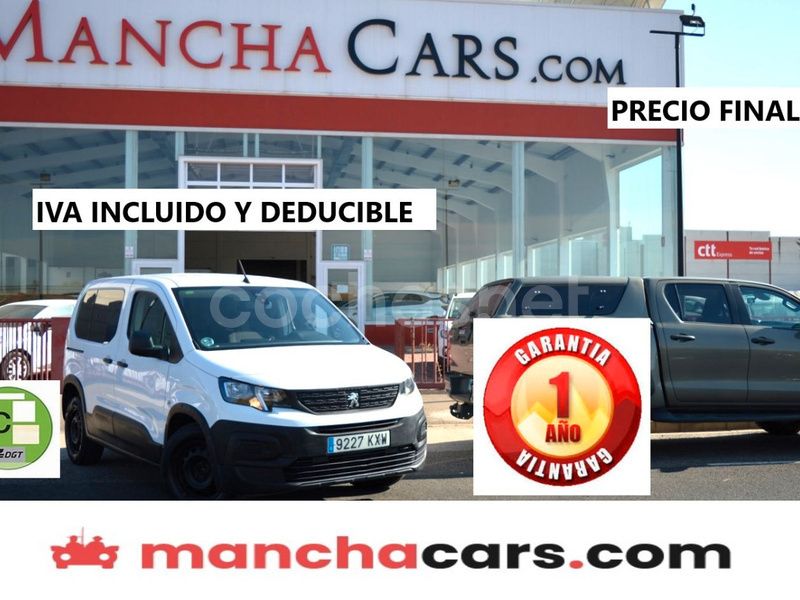 Usado Peugeot Rifter Access 100 CV (73 kW) 2019 Blanco Monovolumen