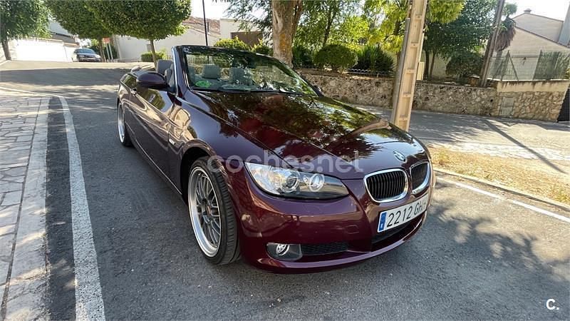 Usado BMW 320 Cabriolet 170 CV (125 kW) 2008 Granate Descapotable
