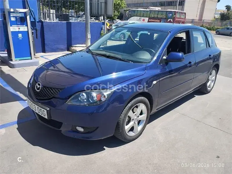 Usado Mazda 3 Active 110 CV (80 kW) 2005 Azul Berlina
