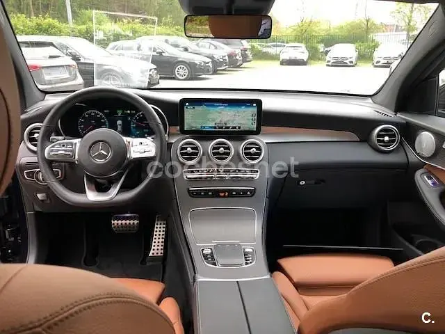 Usado Mercedes GLC300e 320 CV (235 kW) 2020 Azul SUV