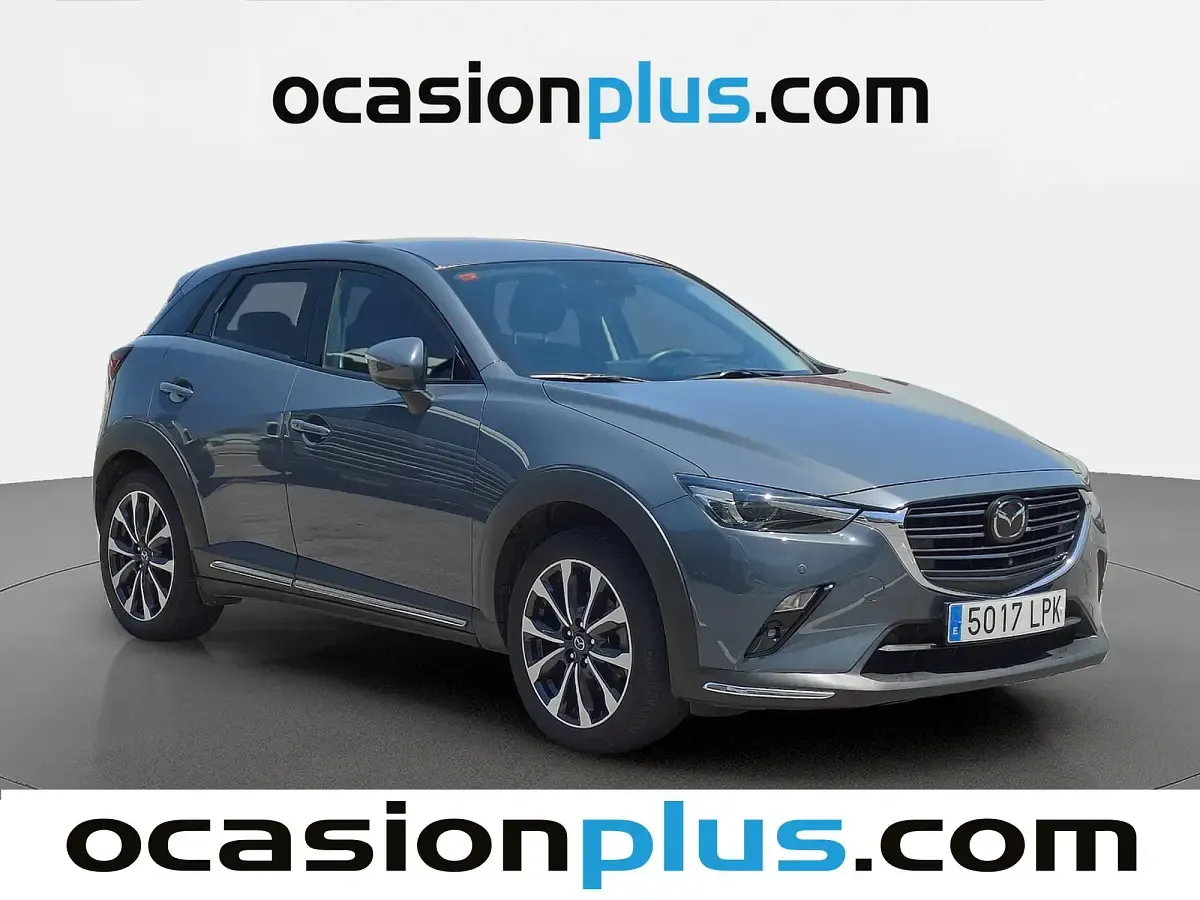 Usado Mazda CX-3 121 CV (88 kW) 2021 Gris SUV