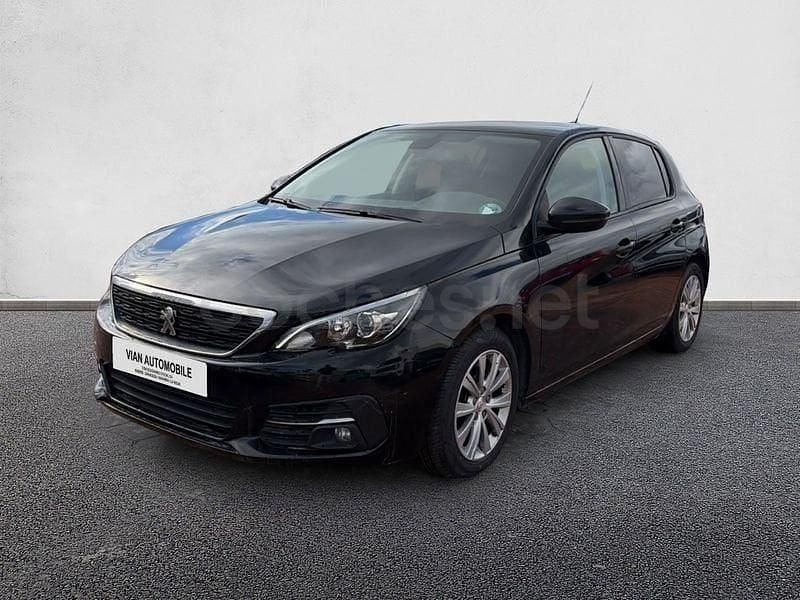 Usado Peugeot 308 Style 130 CV (95 kW) 2018 Negro Berlina