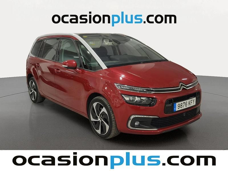Käytetty Citroën Grand C4 Picasso Shine 150 HP (110 kW) 2017 Punainen Tila-auto