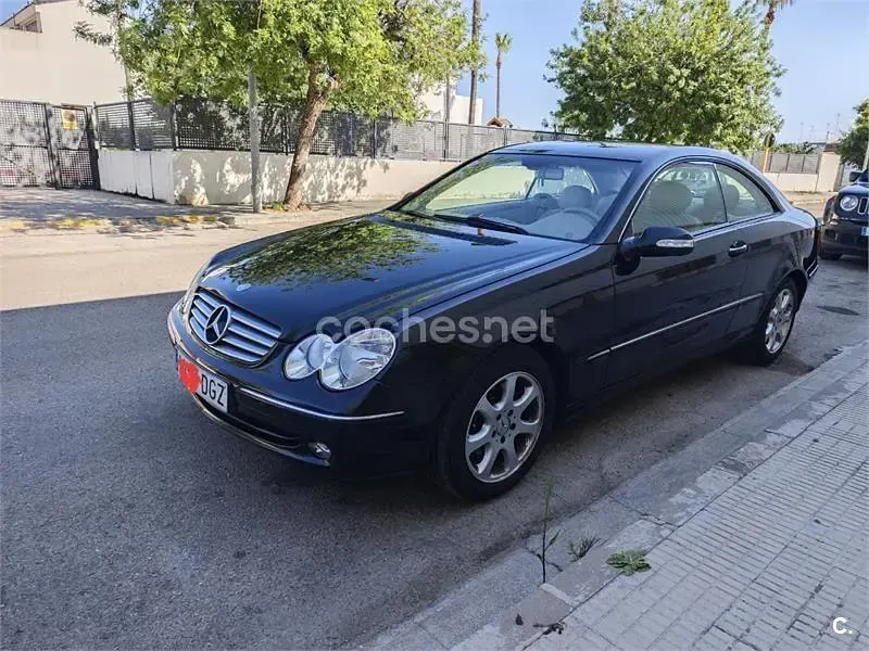 Usado Mercedes CLK200 Elegance 163 CV (119 kW) 2005 Negro Coupe