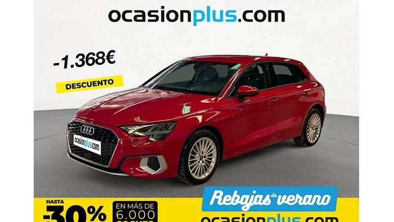 Rojo Usado 2023 Audi A3 Sportback Advanced Utilitario | 22.719 € (Buen precio) - Imagen 1/1