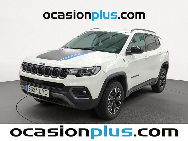 Blanco Usado 2022 Jeep Compass Trailhawk SUV | 20.537 € (Precio justo) - Imagen 1/4