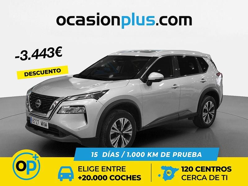 Gris Usado 2024 Nissan X-Trail N-Connecta SUV | 30.990 € (Precio justo) - Imagen 1/4