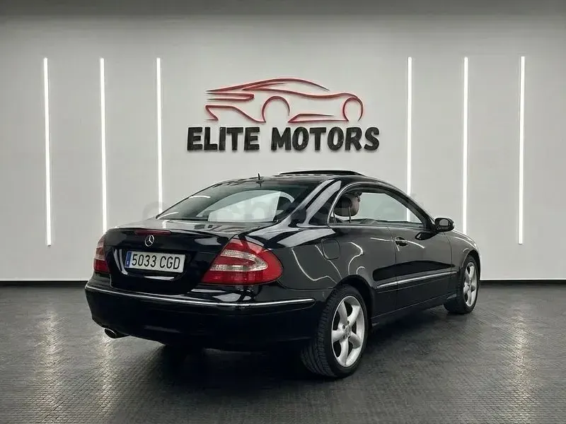 Occasion Mercedes CLK500 Avantgarde 306 PK (225 kW) 2003 Zwart Coupé
