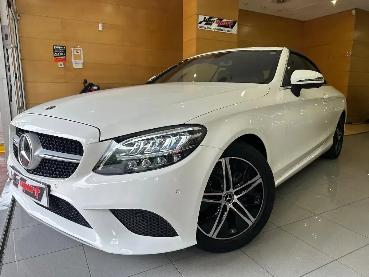 Usado Mercedes C200 184 CV (135 kW) 2020 Blanco Descapotable