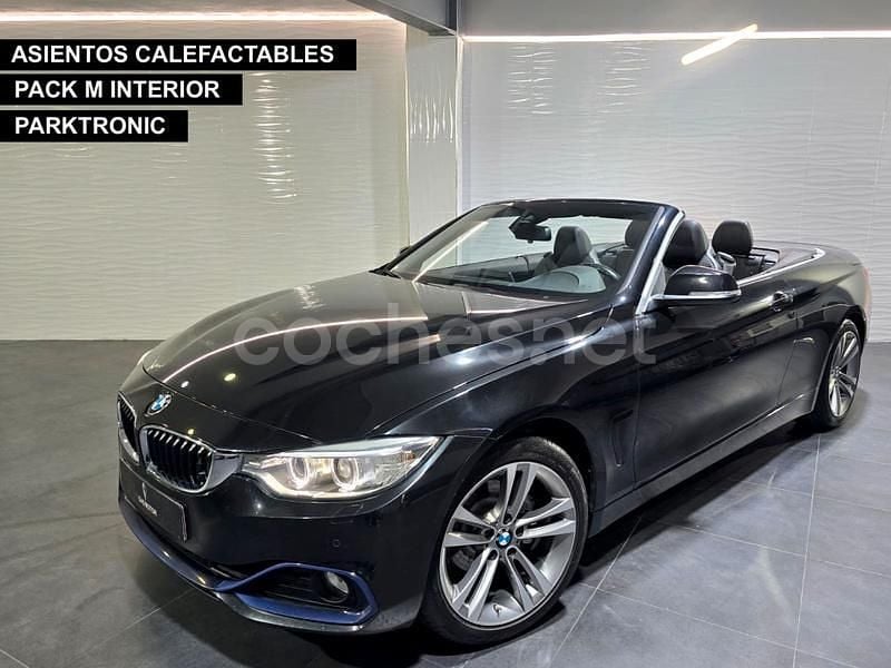Negro Usado 2016 BMW 420 Descapotable | 22.990 € (Buen precio) - Imagen 1/4
