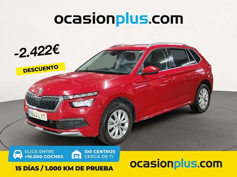 Rojo Usado 2022 Skoda Kamiq SUV | 17.300 € (Precio justo) - Imagen 1/4