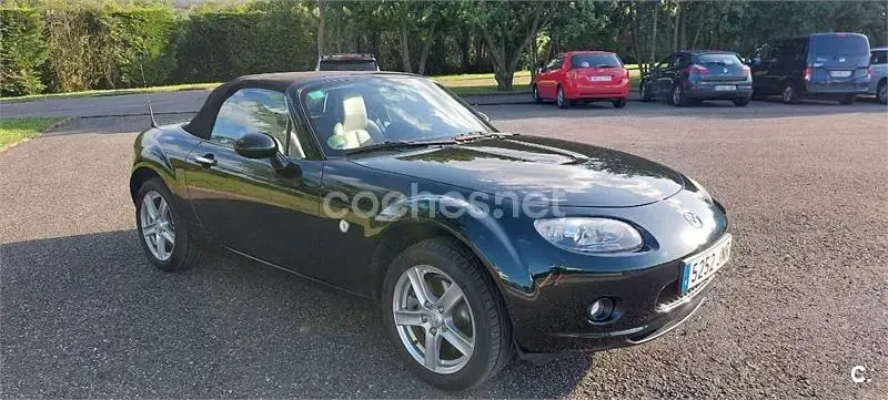 Usado Mazda MX5 Active 126 CV (92 kW) 2008 Verde Descapotable