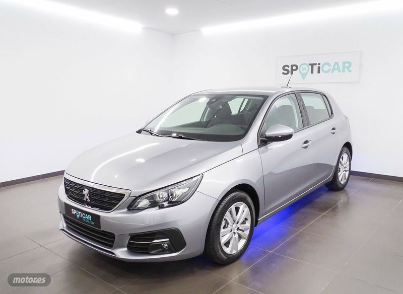 Gris Usado 2020 Peugeot 308 Active Berlina | 13.995 € (Un poco caro) - Imagen 1/4