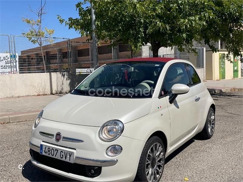 Blanco Usado 2010 Fiat 500C Lounge Descapotable | 8190 € (Precio justo) - Imagen 1/4