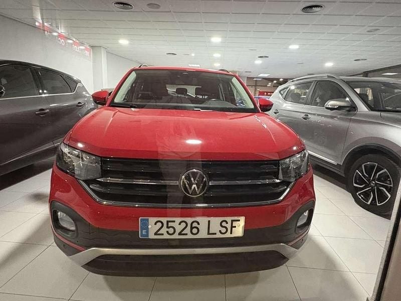 Rojo Usado 2021 VW T-Cross Advance SUV | 17.900 € (Precio justo) - Imagen 1/4