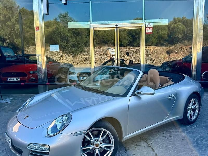 Beige Usado 2009 Porsche 911 Carrera 4 Cabriolet Descapotable | 69.990 € - Imagen 1/4