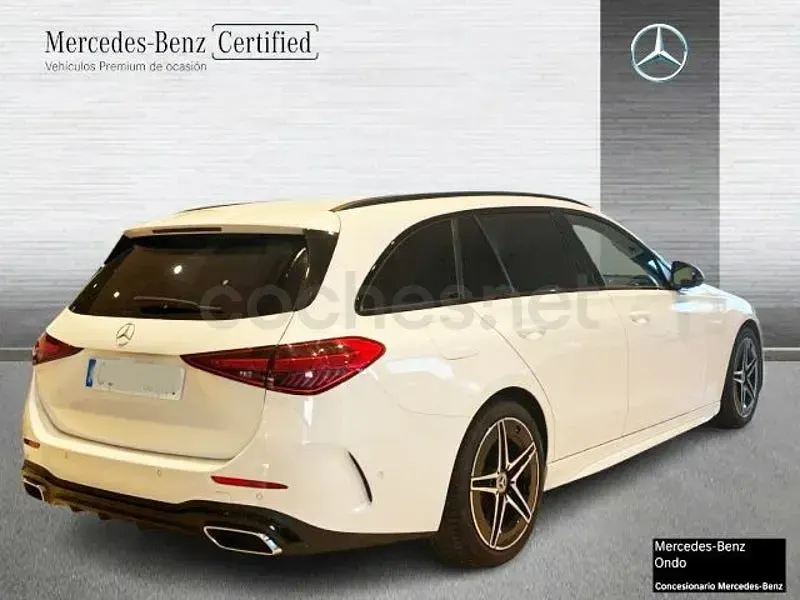 Usado Mercedes C200 163 CV (119 kW) 2025 Blanco Familiar
