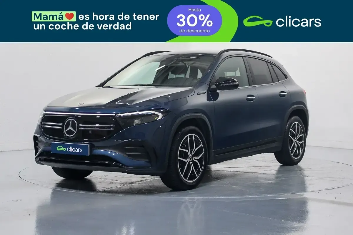 Käytetty Mercedes EQA250 139 kW (190 HP) 2021 Sininen Katumaasturi