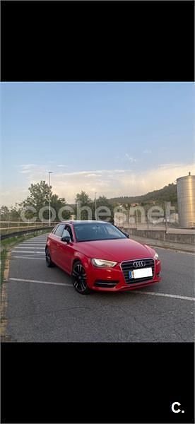 Usado Audi A3 S-Line 150 CV (110 kW) 2015 Rojo Berlina