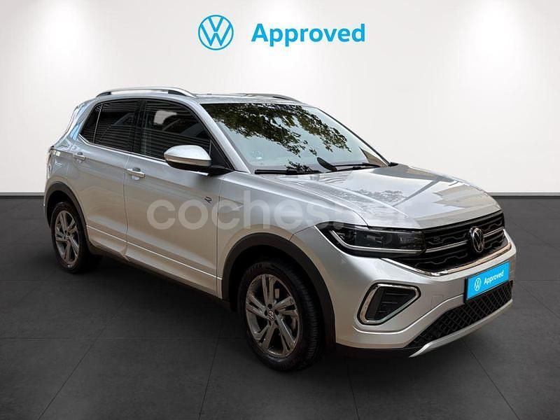 Gris / plata Usado 2024 VW T-Cross R-line SUV | 26.995 € (Un poco caro) - Imagen 1/4