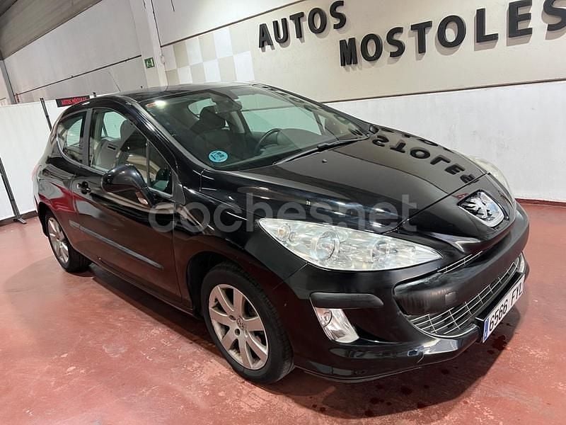 Negro Usado 2007 Peugeot 308 Berlina | 5250 € (Precio justo) - Imagen 1/4