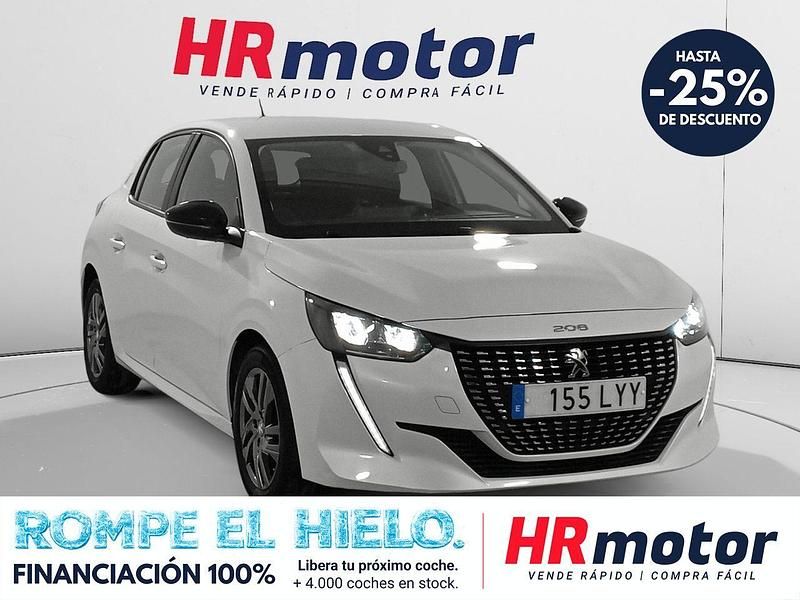 Usado Peugeot 208 Active 101 CV (74 kW) 2022 Blanco Utilitario