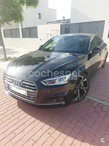Usado Audi A5 Sportback S-Line 252 CV (185 kW) 2018 Negro Utilitario