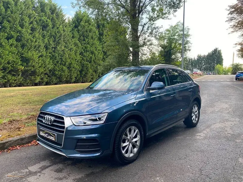 Usado Audi Q3 Attraction 150 CV (110 kW) 2015 Azul SUV