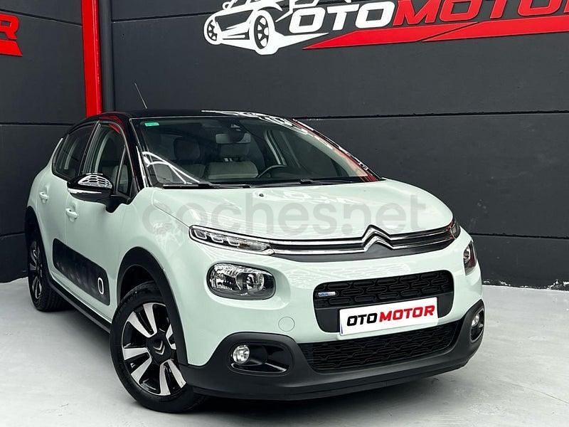 Usado Citroën C3 Feel 82 CV (60 kW) 2017 Verde Berlina