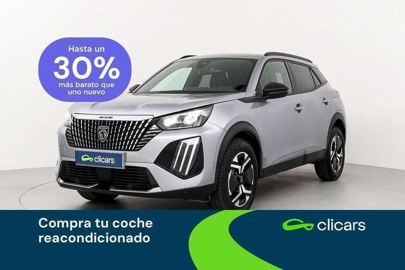 Plateado Usado 2024 Peugeot 2008 GT SUV | 21.390 € (Super precio) - Imagen 1/4