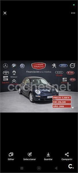Negro Usado 2006 VW Beetle Berlina | 3300 € (Buen precio) - Imagen 1/1